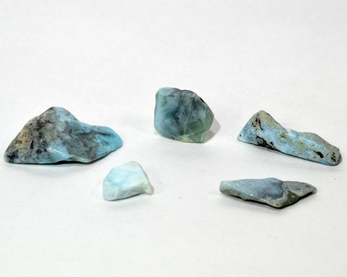 29ct 5pcs bleu - larimar, galet