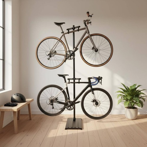 Râtelier vélos double - râtelier, à