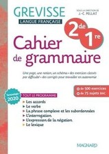 Cahier de grammaire Grevisse