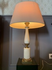 Belle Lampe Albâtre Et Bronze