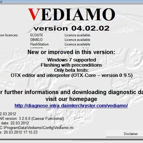 Logiciel mercedes vediamo - logiciel,
