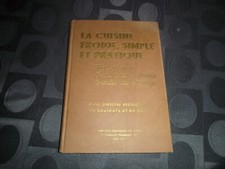HENRI PELLAPRAT LA CUISINE FROIDE SIMPLE ET PRATIQUE HORS D' OEUVRE ETC 1937