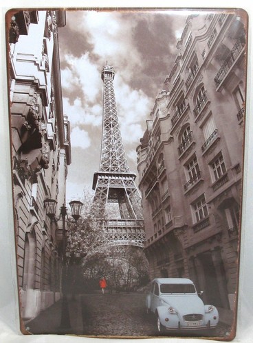 Plaque decoration metal - plaque, en