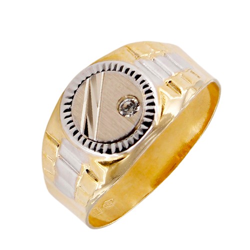 Bague homme chevalier - homme, ronde
