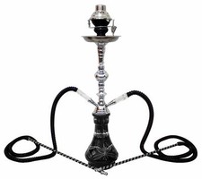 2 Tuyaux Tuyaux de tabac Shisha Noir Tuyau Laser Narguilé Set New Windcover bl