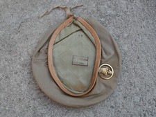 GUERRE INDOCHINE ALGERIE Beret Génie Beige 47 en 3 Parties