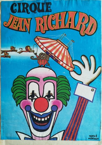 Affiche cirque jean richard - affiche,