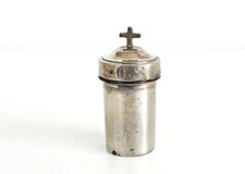 AMPOULE à HUILE SAINTE " OS " Oleum Sanctum en Etain du XVIIIème Siècle