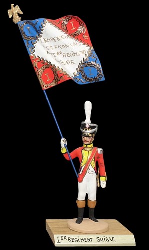 Porte drapeau régiment - 1, er