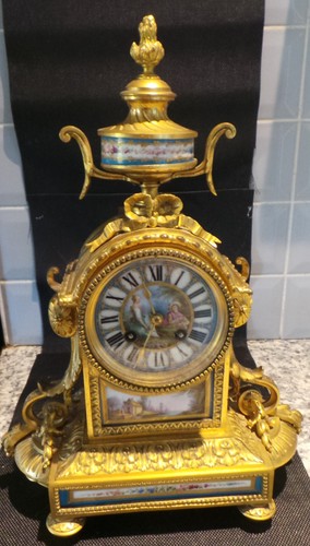 Horloge pendule bronze - horloge,