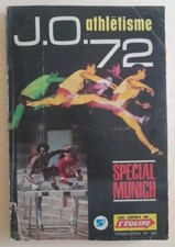 sympa les cahiers de l'équipe athlétisme JO  1972 / 72