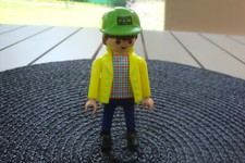 PLAYMOBIL FIGURINE BTP CHEF DE CHANTIERS 4080