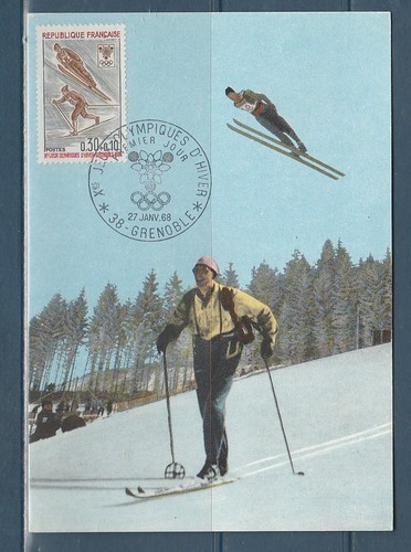 Carte 1er jour sport jeux - carte,
