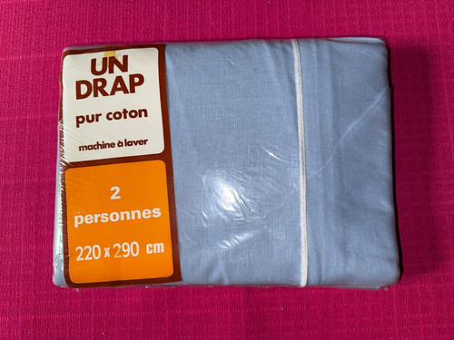 Drap plat vintage - mais, neuf