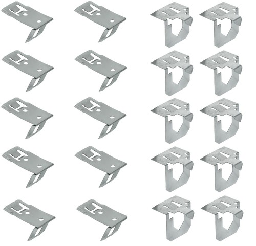10x clip plinthe acier - 10x,