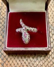 ANCIENNE BAGUE  LARGE  ARGENT