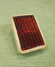 Ancien Reflecteur / Catadioptre - Verre et Plastique - TPV 419 - Vélo  1970's