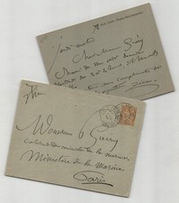 Félix Ziem - Carte lettre autographe signée - Rendez-vous amical - 1901