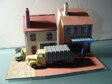 Diorama HO 1/87 "Les éboueurs"
