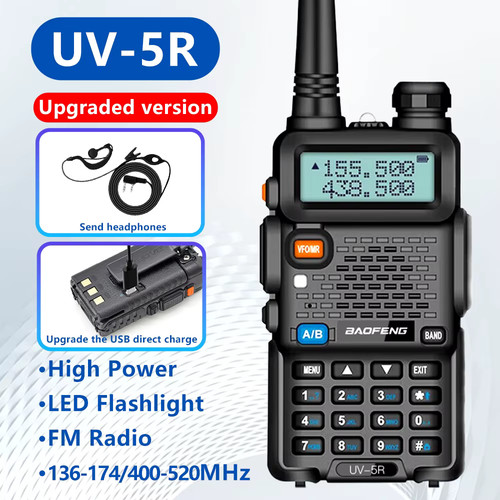 Talkie walkie baofeng - talkie, uv-5r