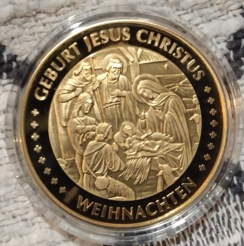 Medaille doree noel - medaille,
