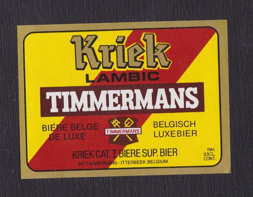 Ancienne étiquette alcool