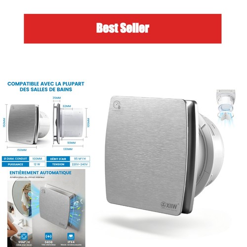 Xiiw extracteur air - xiiw, 100mm