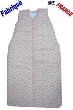 Gigoteuse turbulette Hiver de 55 à 130 cms Ref.rose oiseau- NEUF évolutif -GHIMI