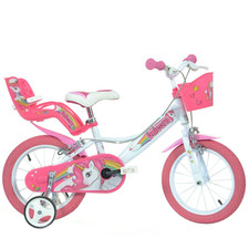 Vélo Pour Fille Biciclette Dino Bikes Licorne - 144 R-UN - Taille 14" Pouces