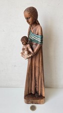 35 cm Bois Sculpté Vierge