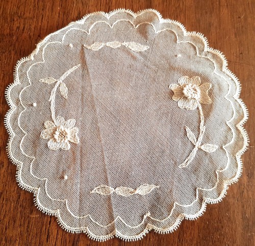 Napperon ancien tulle - -ancien,