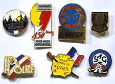 7  pin's POLICE BRP LYON