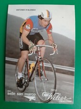 CYCLISME carte cycliste ANTONIO D'ALONSO équipe SELLE SAN MARCO 1982 