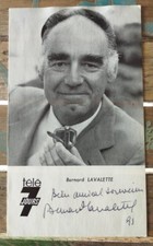Autographe Bernard LAVALETTE