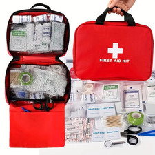Trousse de Premiers Secours 184 Pièces Kit Compact Maison Voyage Camping