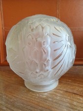 art déco Muller Frères Globe Pâte De Verre