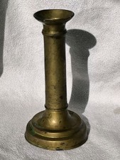 Ancien Bougeoir À Bouton Poussoir En Laiton Déco Rétro Vintage 