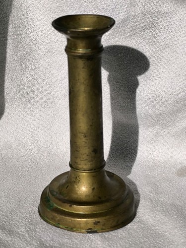 Ancien bougeoir bouton - ancien,
