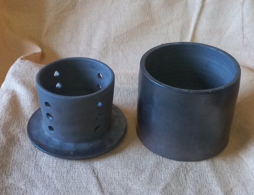 Beurrier eau poterie - a,