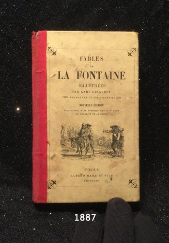 Livre ancien fables la - livre,