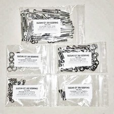 SUZUKI GT 380 A B C 1976-1978 Kit vis CRUCIFORME inox moteur complet GT380