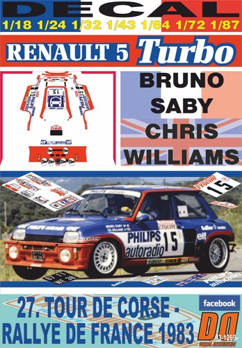 Decal renault turbo - decal,