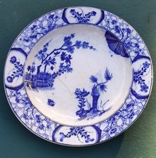 Assiette Creil Et Montereau - Bleu Japon - XIX