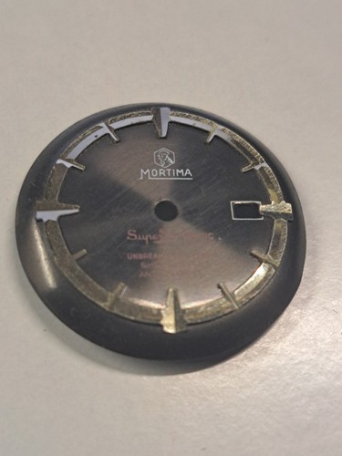 Cadran montre mortima galbe - montre,