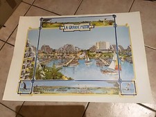 Affiche Touristique Camargue La Grande-Motte Illustrateur Philippe Roessler