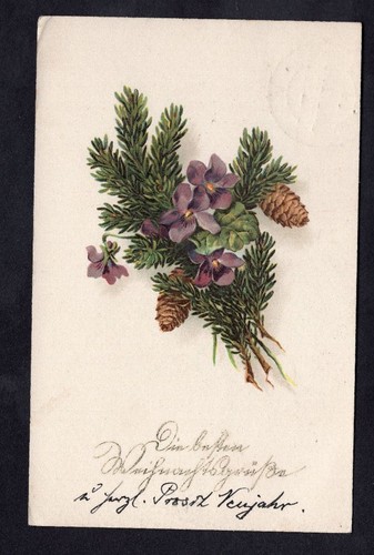 Carte postale voeux noël - carte,