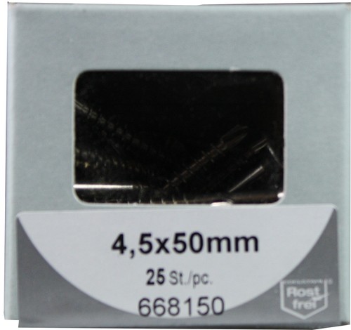 Pièces vis bois - 25, torx