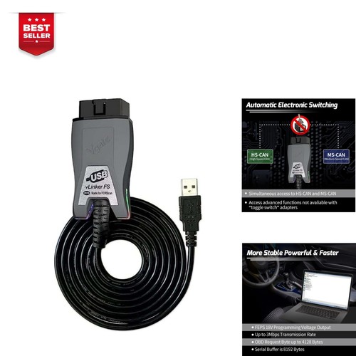 Vgate vlinker obd2 usb - vlinker, fs