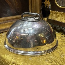 ancienne cloche de table metal argenté fabrication anglaise dixon epok 1900