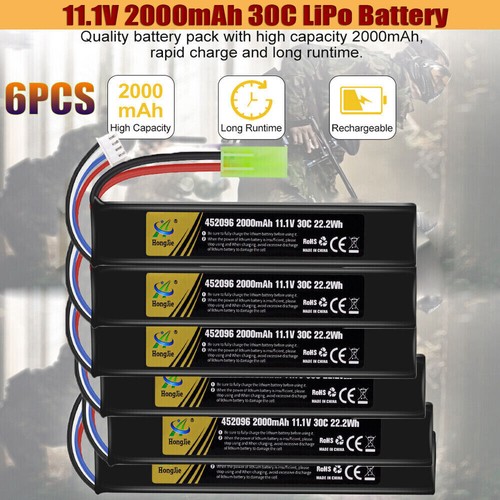 Rechargeable 1v 2000mah - 6×,